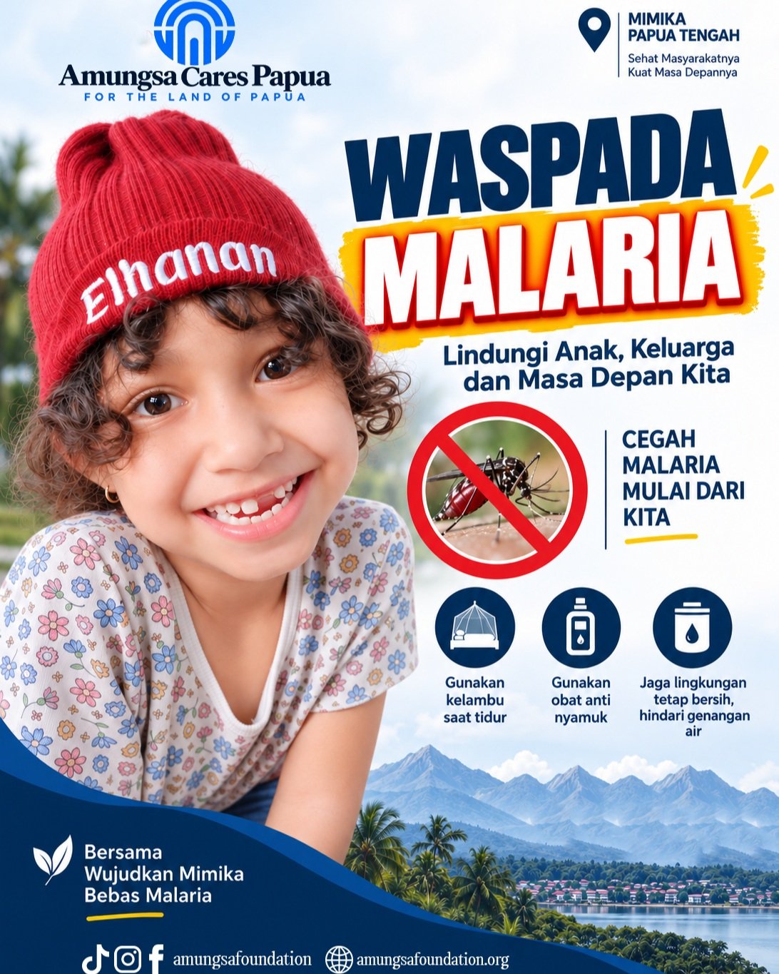 Waspada Malaria: Lindungi Anak, Jaga Keluarga di Mimika